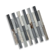 Load image into Gallery viewer, Aura Blue Sandstone Brick Mosaic