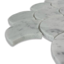 Load image into Gallery viewer, Aura Carrara Fan Mosaic