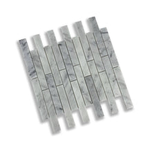 Load image into Gallery viewer, Aura Carrara Brick Mosaic