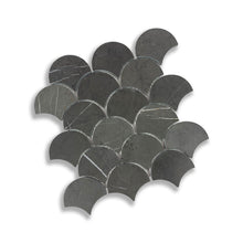 Load image into Gallery viewer, Aura Pietra Grey Fan Mosaic