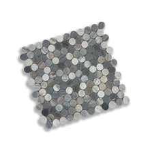 Load image into Gallery viewer, Aura Blue Sandstone Penny Mosaic