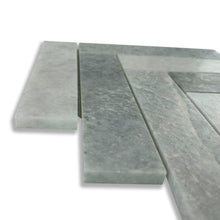 Load image into Gallery viewer, Aura Ming Green Herringbone Mosaic