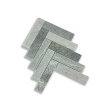 Load image into Gallery viewer, Aura Ming Green Herringbone Mosaic