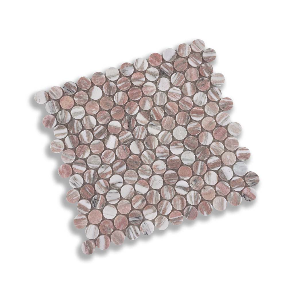 Aura Norwegian Pink Penny Mosaic